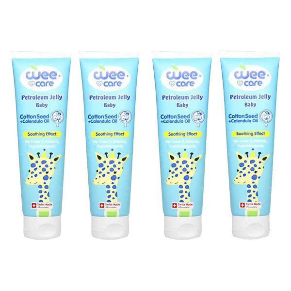 وازلین کودک وی کر مدل ژله ای پنبه دانه حجم 100 میلی لیتر بسته 4 عددی